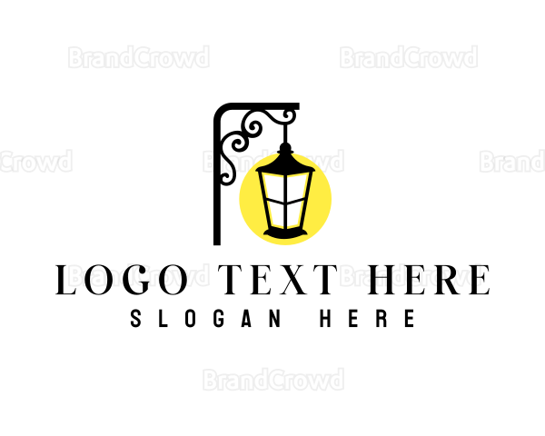 Light Lamp Lantern Logo