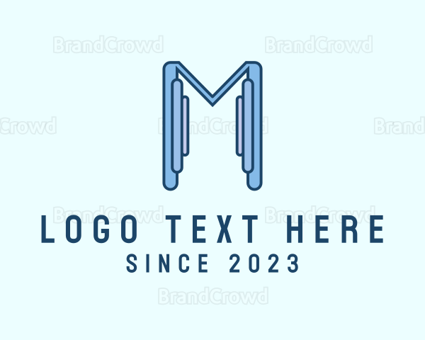 Tech Firm Letter M Logo