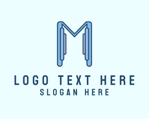 Tech Firm Letter M Logo