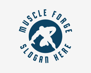 Hypertrophy - Muscle Fitness Gym logo design