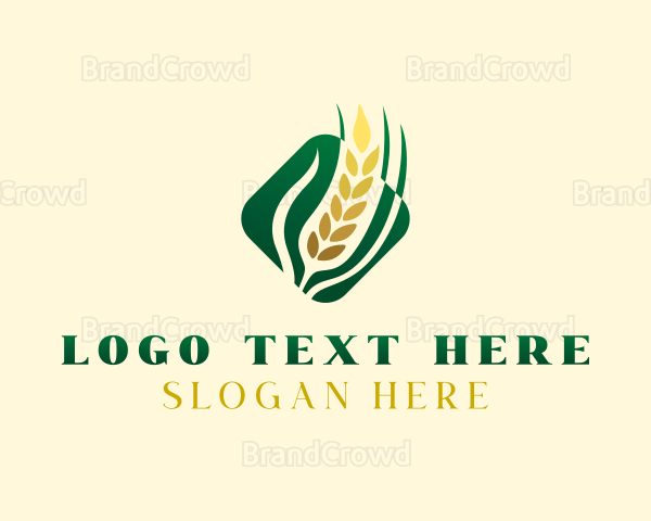 Agriculture Grain Crop Logo