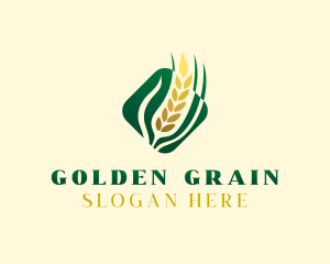 Agriculture Grain Crop logo design