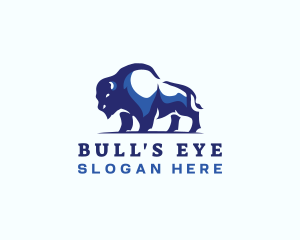 Bison Bull Wildlife logo design