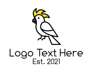 Biodiversity - Cockatoo Bird Aviary logo design