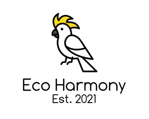 Biodiversity - Cockatoo Bird Aviary logo design