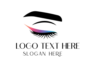 Cosmetology - Eyelash Beauty Salon logo design