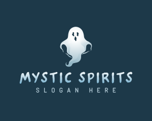 Spooky Scary Ghost logo design