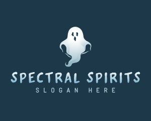 Spooky Scary Ghost logo design