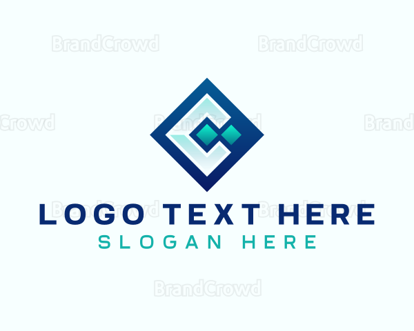 Tech Multimedia Creative Letter C Logo