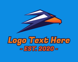 Video Game - Gaming Modern Eagle logo design