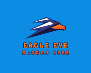 Gaming Modern Eagle logo design