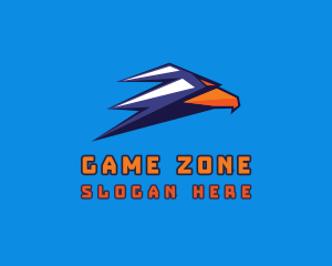 Gaming Modern Eagle logo design