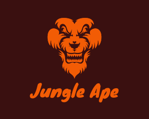 Jungle Lion Animal  logo design