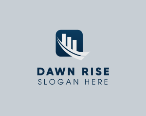 Rising Stock Market logo design