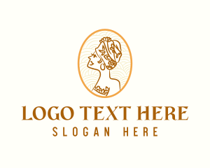 Styling - Turban Lady Beauty logo design