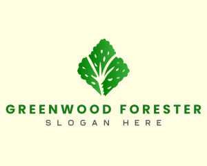 Tree Lumber Leaf logo design