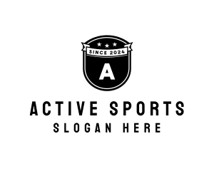 Sports - Sports Shield Banner logo design