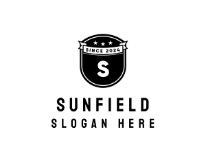 Sports Shield Banner logo design