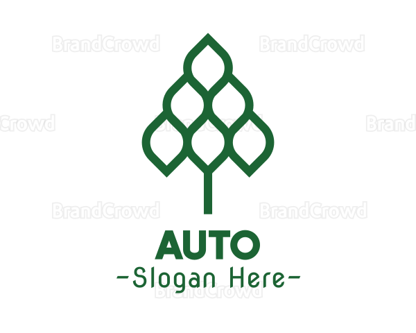 Minimalist Pine Tree Logo