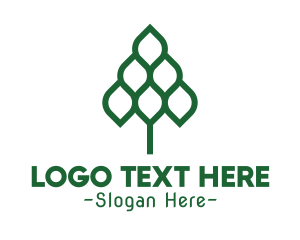 Tree Care - Minimalist Pine Tree logo design