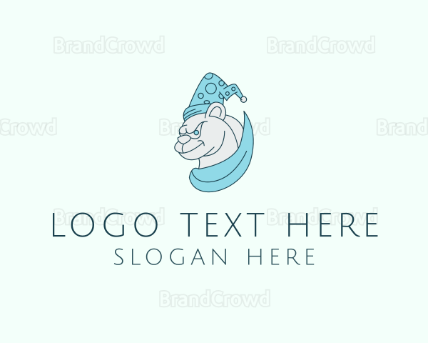 Polar Bear Wizard Logo