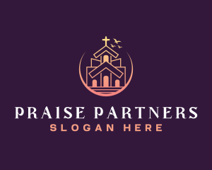 Praise - Spiritual Religion Chapel logo design