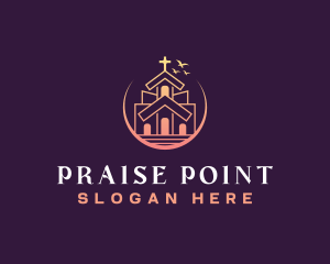 Praise - Spiritual Religion Chapel logo design