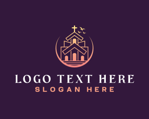 Christ - Spiritual Religion Chapel logo design