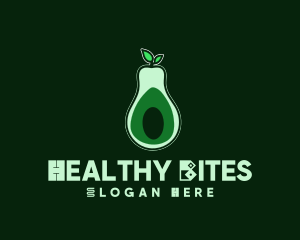 Geen Healthy Avocado logo design