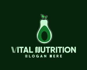 Geen Healthy Avocado logo design