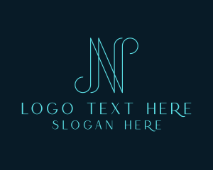 Make Up - Elegant Boutique Letter N logo design