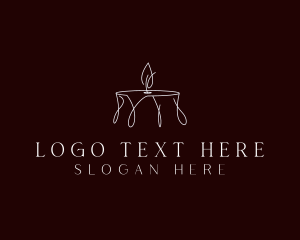 Home Decor - Decor Wax Candle logo design