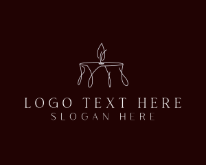 Decoration - Decor Wax Candle logo design