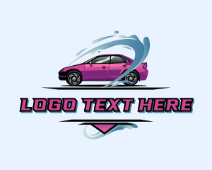 Auto - Car Wash Detailing logo design