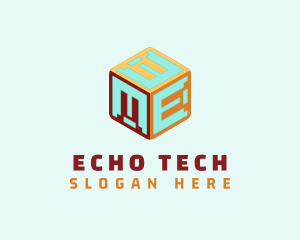 Tech Media Cube logo design