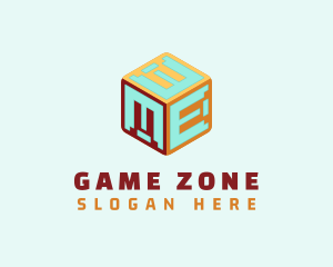 Video Games - Tech Media Cube logo design