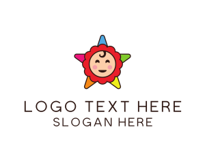 Feeding Bottle - Star Baby Toy logo design