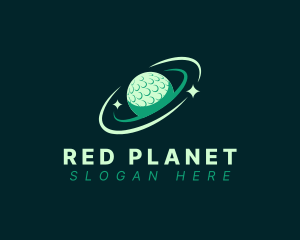 Planet Golf Ball logo design