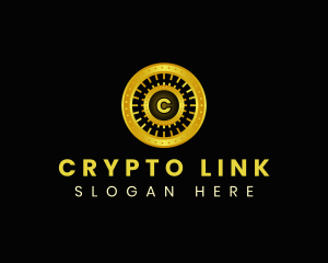 Coin Crypto Currency logo design