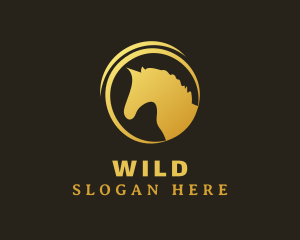 Agency - Equestrian Horse Circle logo design