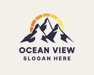 Natural Energy Mountain logo design