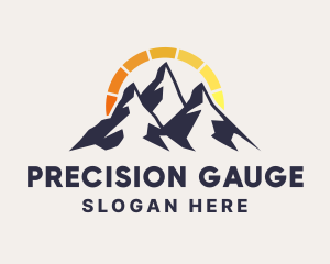 Gauge - Natural Energy Mountain logo design