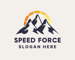 Natural Energy Mountain logo design