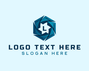 Information Technology - Hexagon Cyber Technology logo design