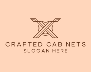 Cabinetry - Target Knot Construction logo design