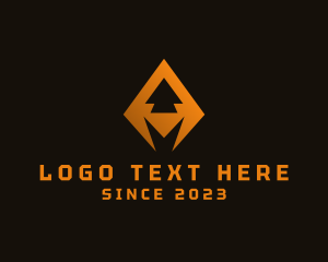 Pubg - Arrow Gaming Tech logo design