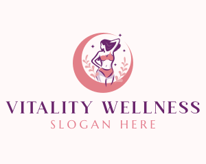 Body - Moon Woman Body logo design