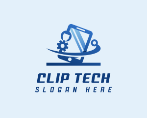 Smartphone Tech Developer logo design