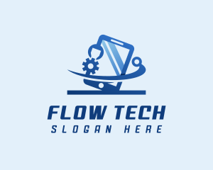 Smartphone Tech Developer logo design