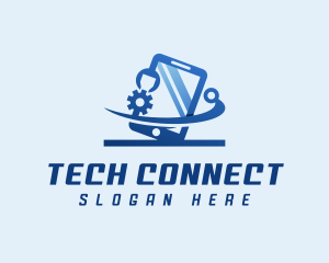 Smartphone - Smartphone Tech Developer logo design